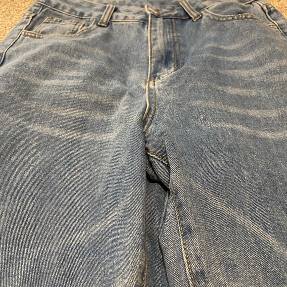 SHEIN size small, wide leg denim. Medium wash. - Picture 2 of 7